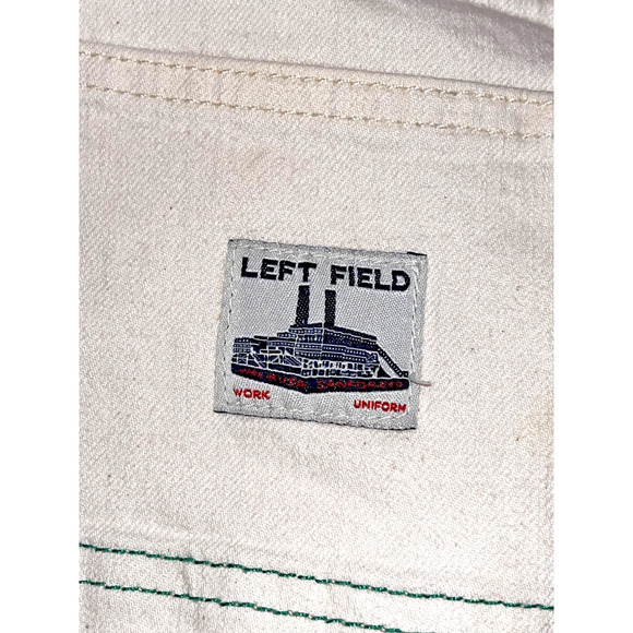 Left Field NYC Jeans Natural Cone White Oak Work Uniform Denim USA Sz. 30x28 - Picture 13 of 13